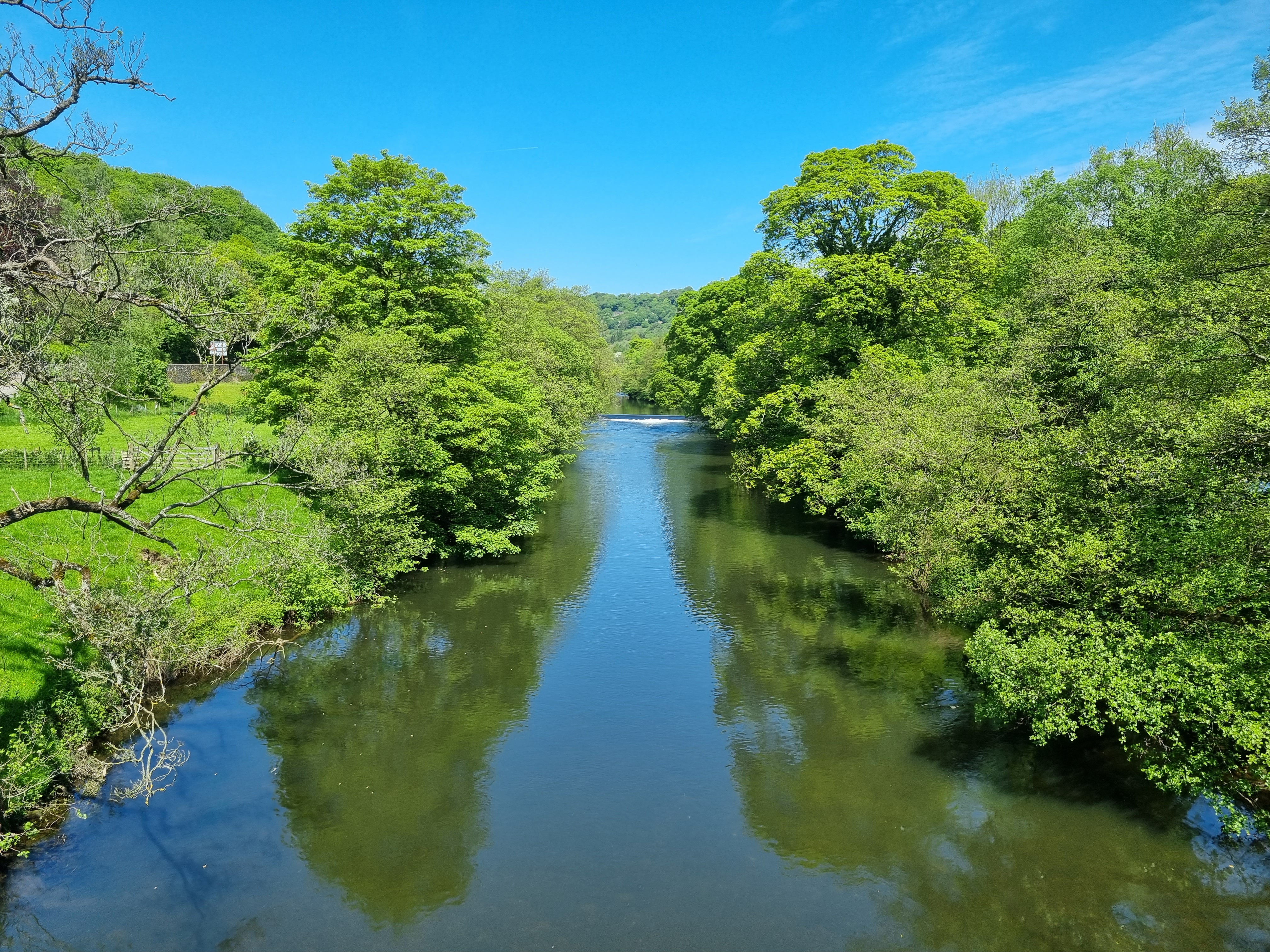 Crossing the Derwent at Whatstandwell